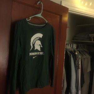 Nike brand Michigan State University long sleeve